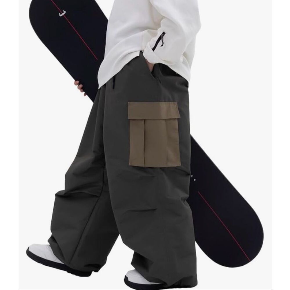SNOWVERB Super Baggy Snowboard Pants Waterproof Insulated Ski Pants XL